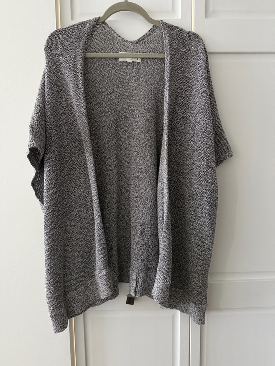 Aritzia Sweaters - Community Aritzia Grey Marled Wrap Cardigan Sweater XS/S Cotton Blend Like New